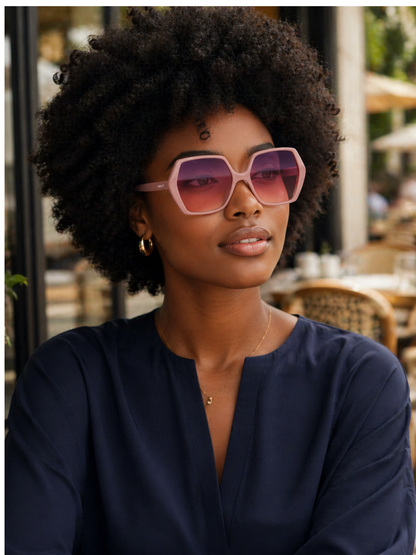 Óculos De Sol Feminino Berlim Quadrado UV 400