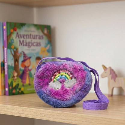 Bolsa Fofa Pelúcia Coração