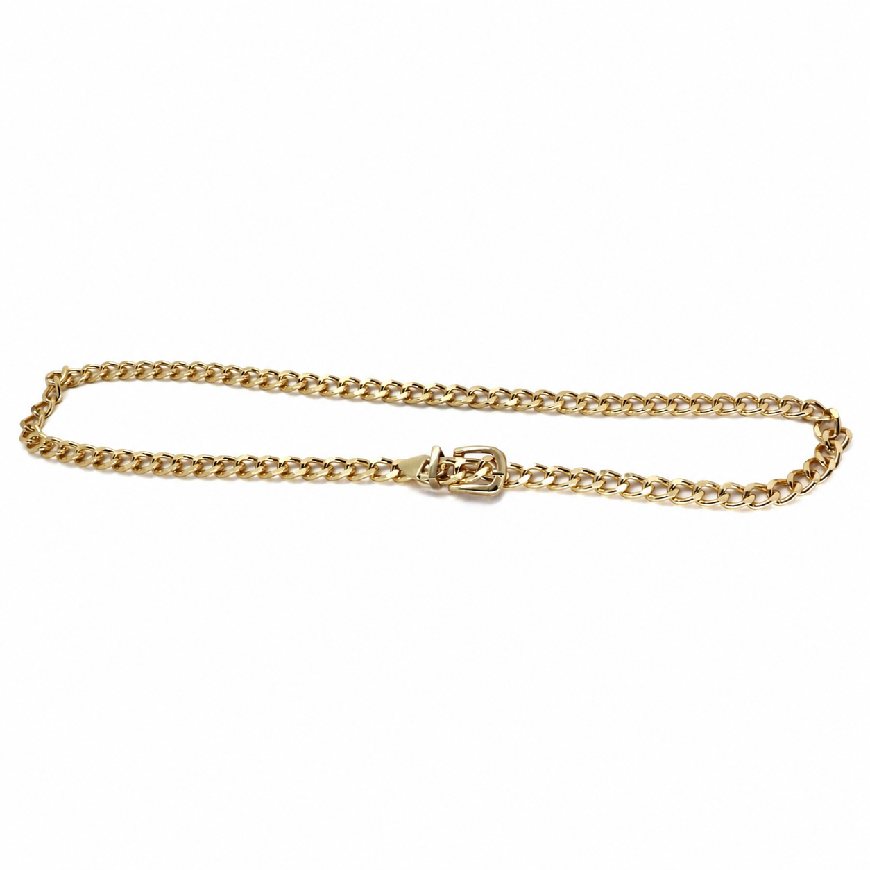 Cinto Feminino Corrente Metálico - Dourado