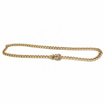Cinto Feminino Corrente Metálico - Dourado