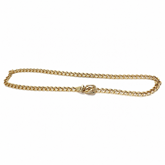 Cinto Feminino Corrente Metálico - Dourado