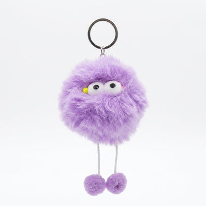 Chaveiro para Bolsa Monstrinho Lubibi Puff Pelúcia - Roxo