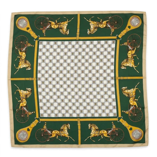 Lenço de Cetim Estampado 90x90cm