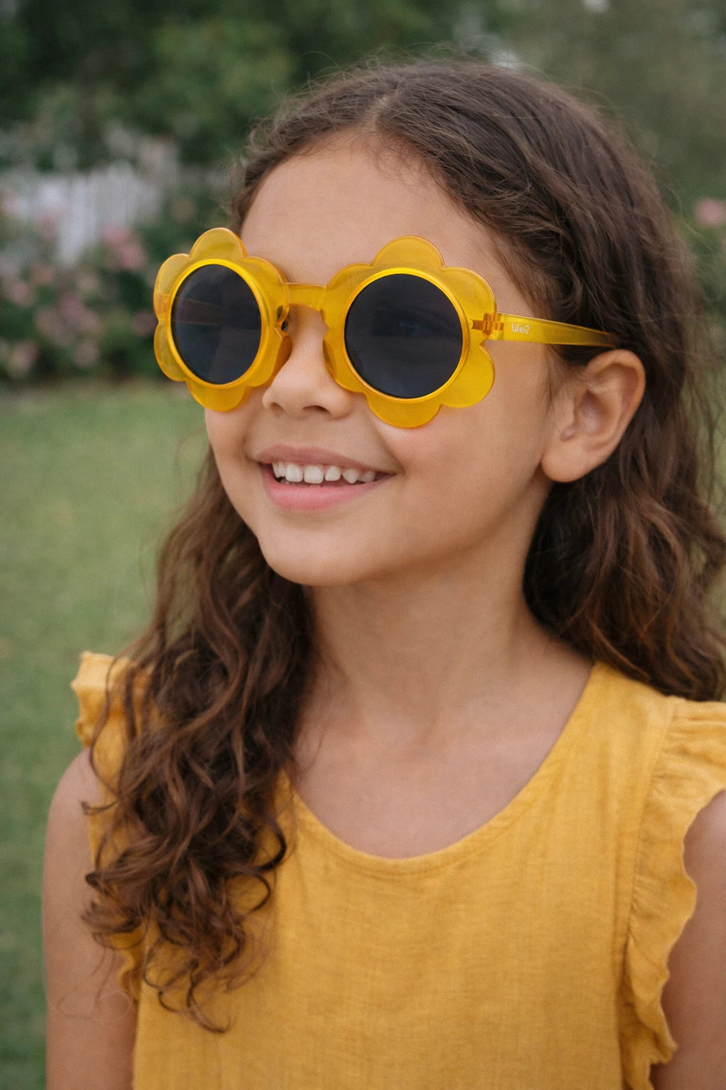 Óculos De Sol Kids Feminino Shine Redondo UV 400
