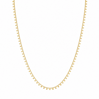 Semijoia Colar Estrelinhas 70cm Banho Ouro 18K