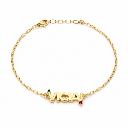 Semijoia Pulseira Veneziana Vigiai 22cm Banho Ouro 18K