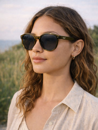 Óculos De Sol Feminino Lumi Redondo UV 400