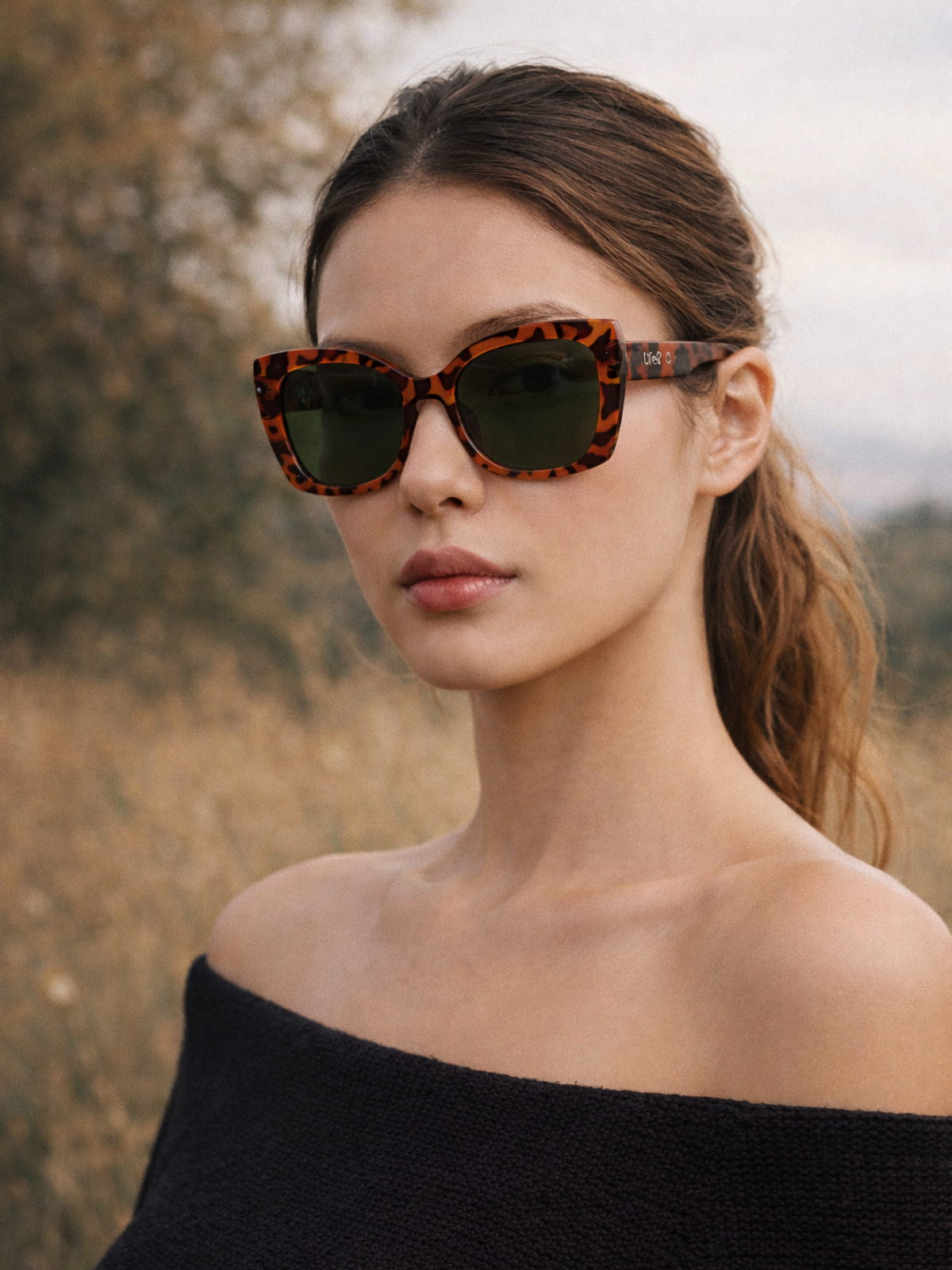 Óculos De Sol Feminino Riviera Quadrado UV 400