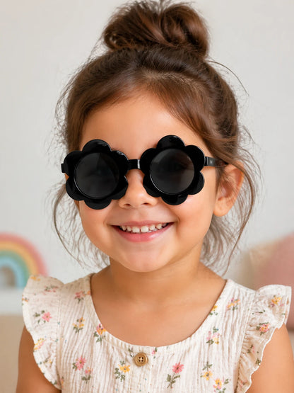Óculos De Sol Kids Feminino Shine Redondo UV 400