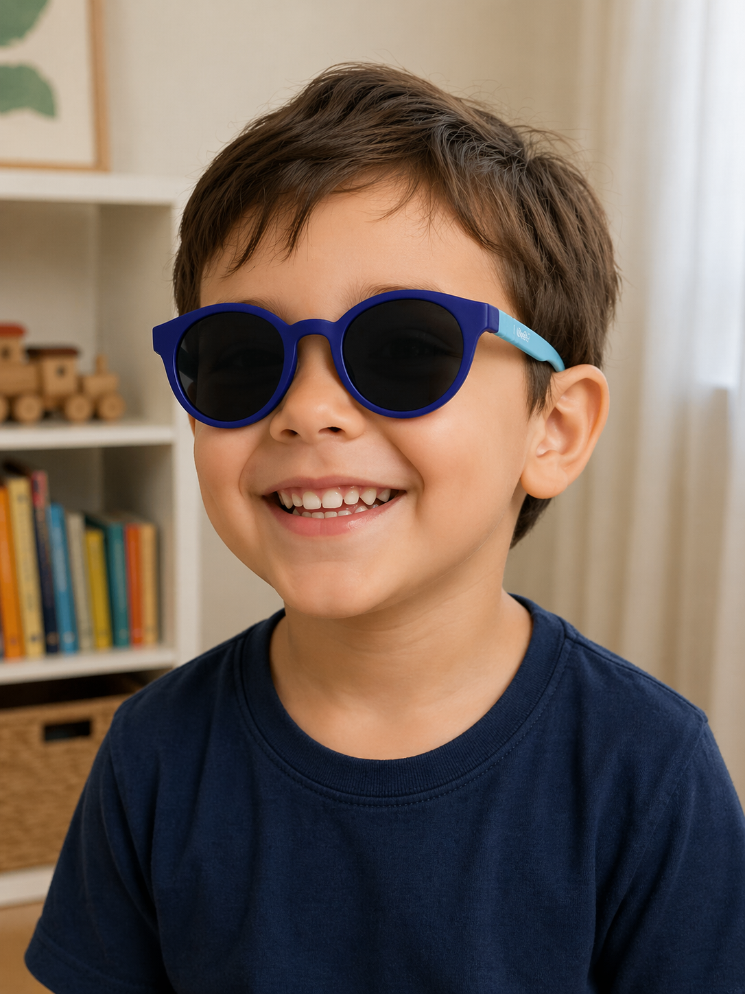 Óculos De Sol Kids Unissex Magic Redondo UV 400