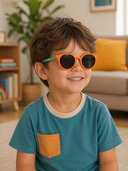 Óculos De Sol Kids Unissex Magic Redondo UV 400