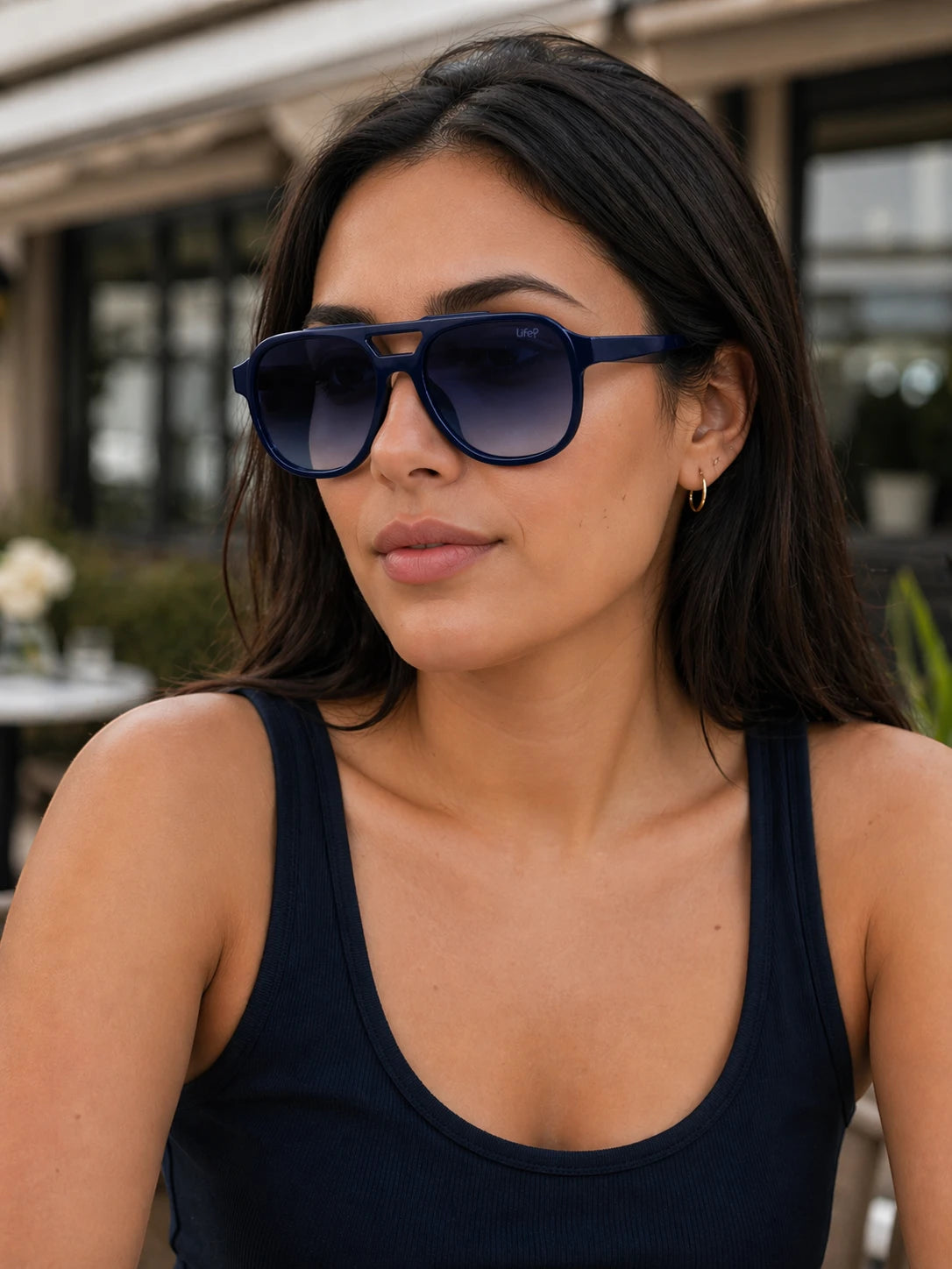 Óculos De Sol Unissex Nero Aviador UV 400