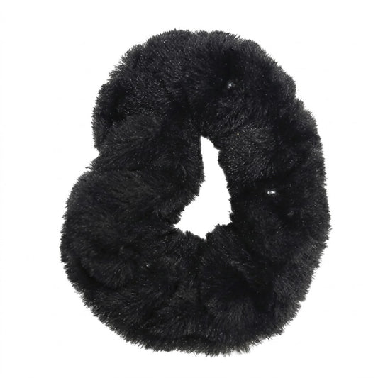 Scrunchie de Pelúcia com Pérolas Anti-Frizz Colors