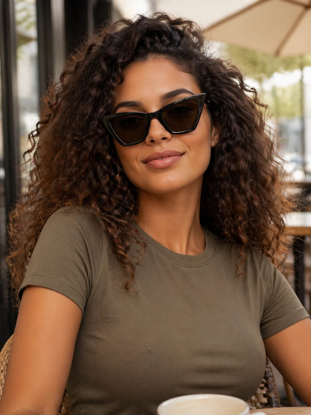 Óculos De Sol Feminino Glam Gatinho UV 400