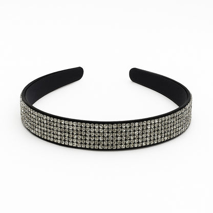 Tiara Larga com Strass