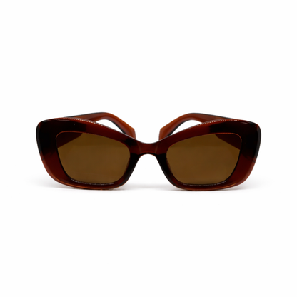 Óculos De Sol Feminino Milão Retangular UV 400