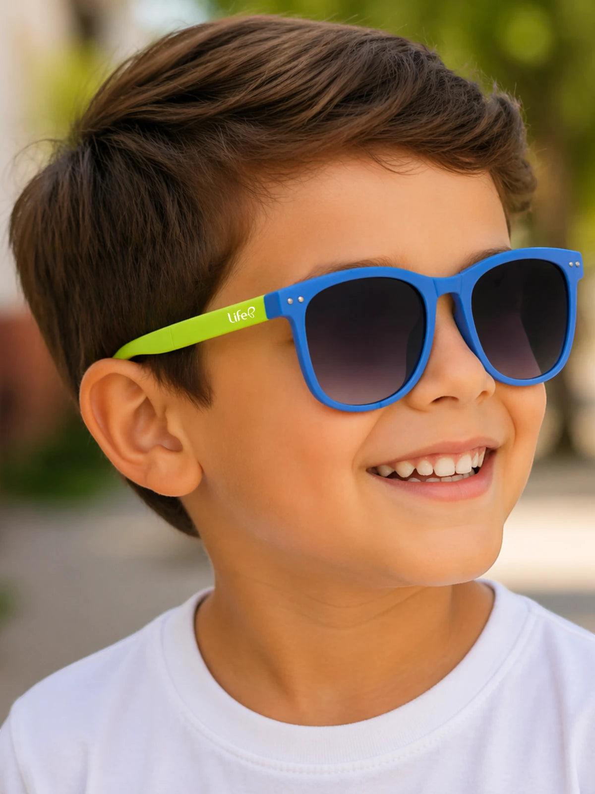 Óculos De Sol Kids Unissex Fun Quadrado Dobrável UV 400