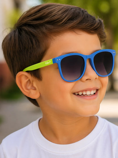Óculos De Sol Kids Unissex Fun Quadrado Dobrável UV 400