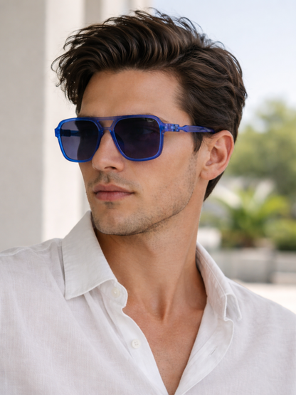 Óculos De Sol Unissex Milano Aviador UV 400