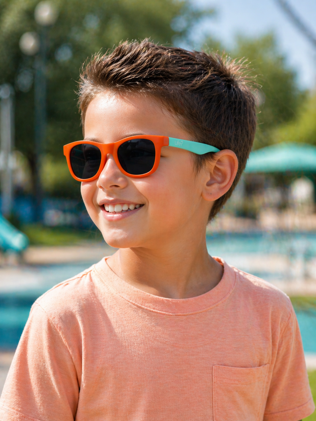 Óculos De Sol Kids Space Unissex Quadrado UV 400