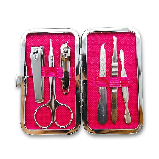 Estojo Manicure Pedicure para Viagem com 6 Peças