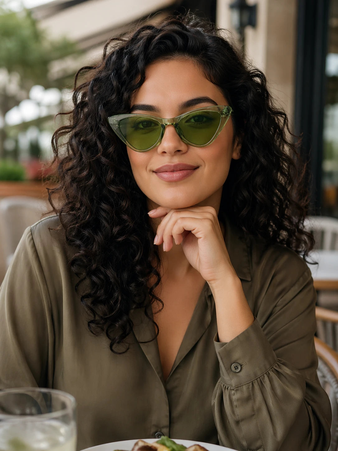 Óculos De Sol Feminino Sky Gatinho UV 400