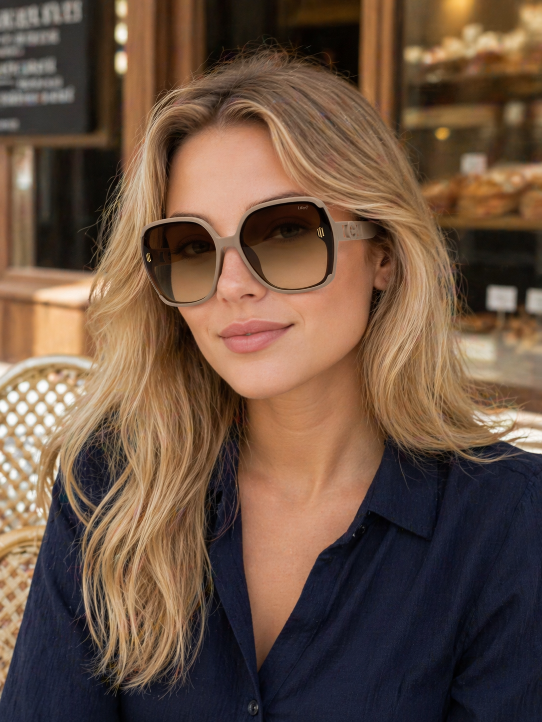 Óculos De Sol Feminino Florença Quadrado UV 400
