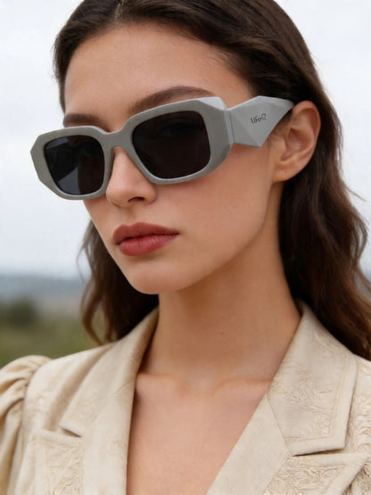 Óculos De Sol Feminino Siena Retangular UV 400