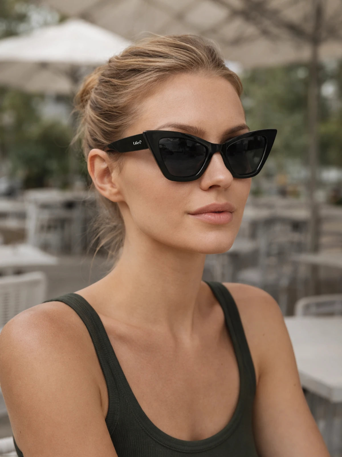 Óculos De Sol Feminino Glam Gatinho UV 400