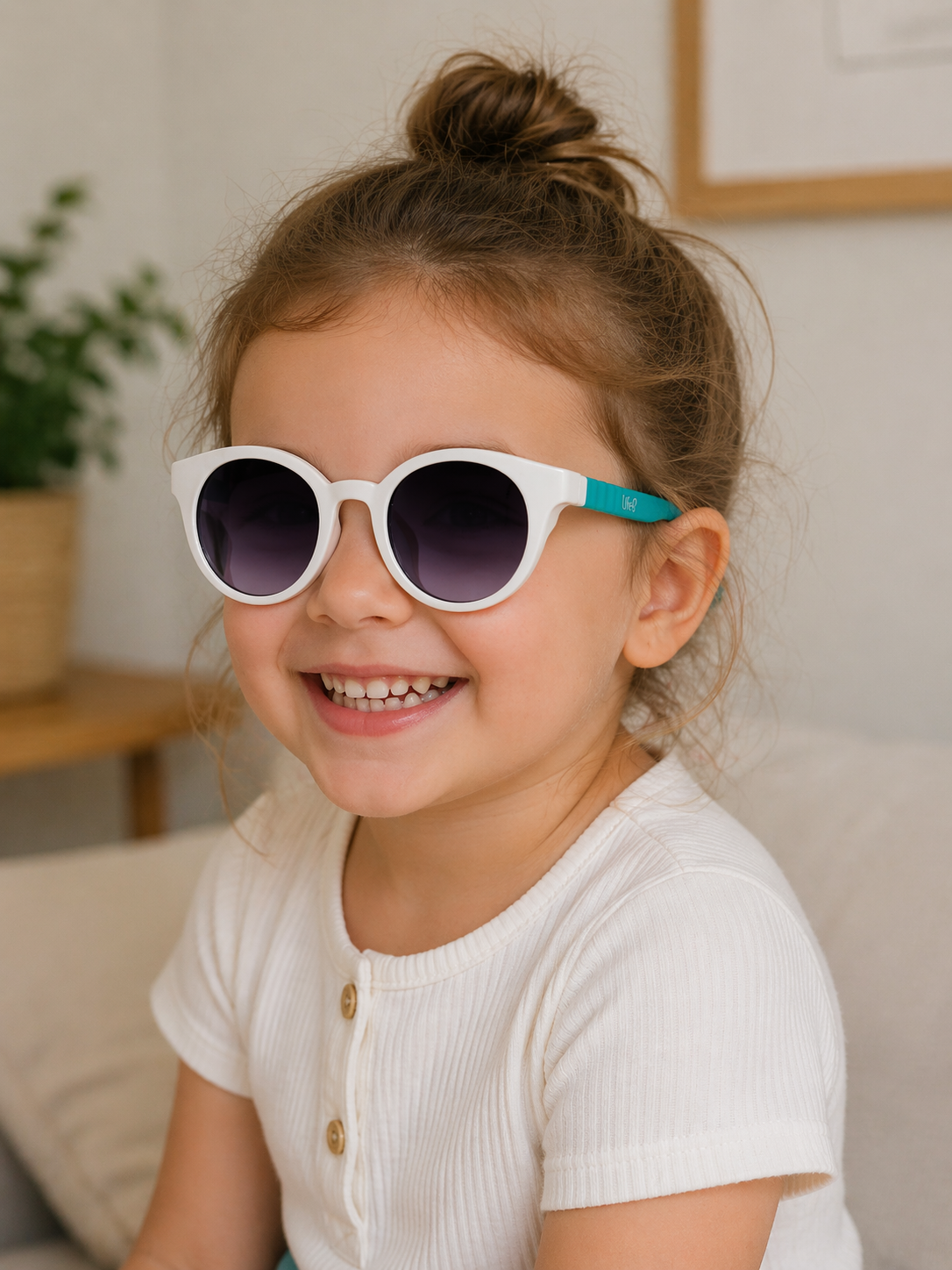 Óculos De Sol Kids Unissex Magic Redondo UV 400