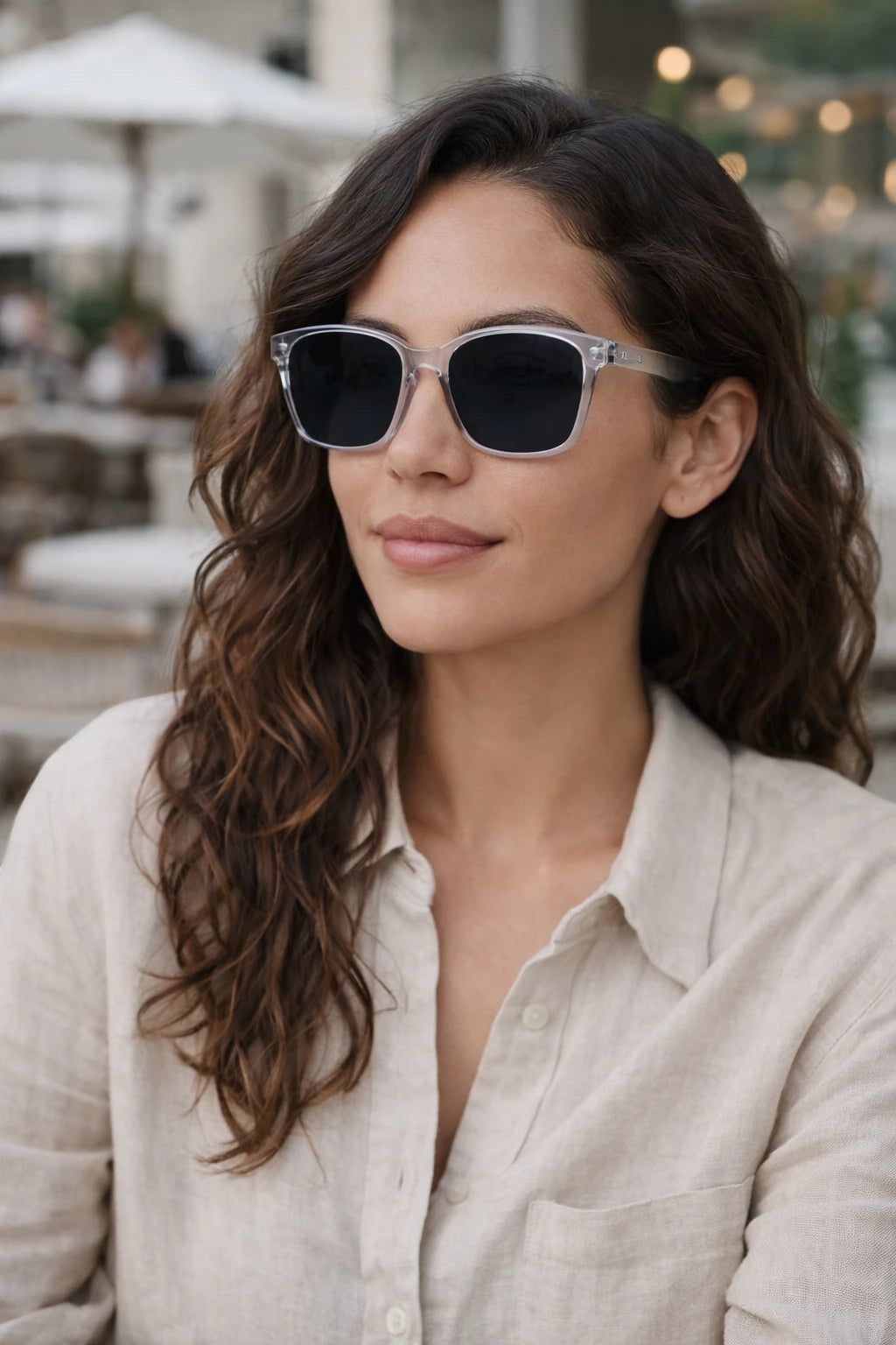 Óculos De Sol Feminino Viena Quadrado UV 400