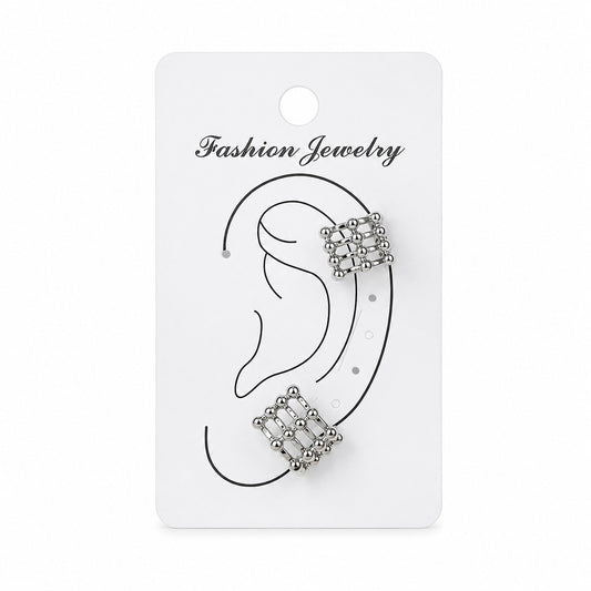 Kit Piercing Fake 2 Peças Prata