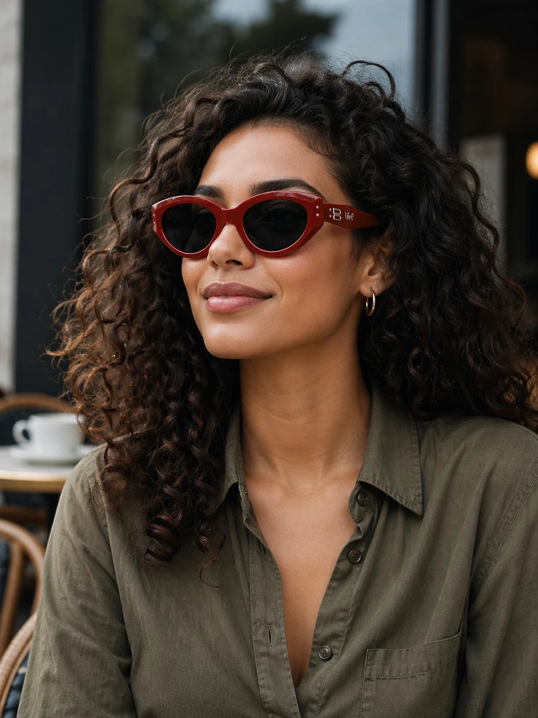 Óculos De Sol Feminino Ibiza Retangular UV 400