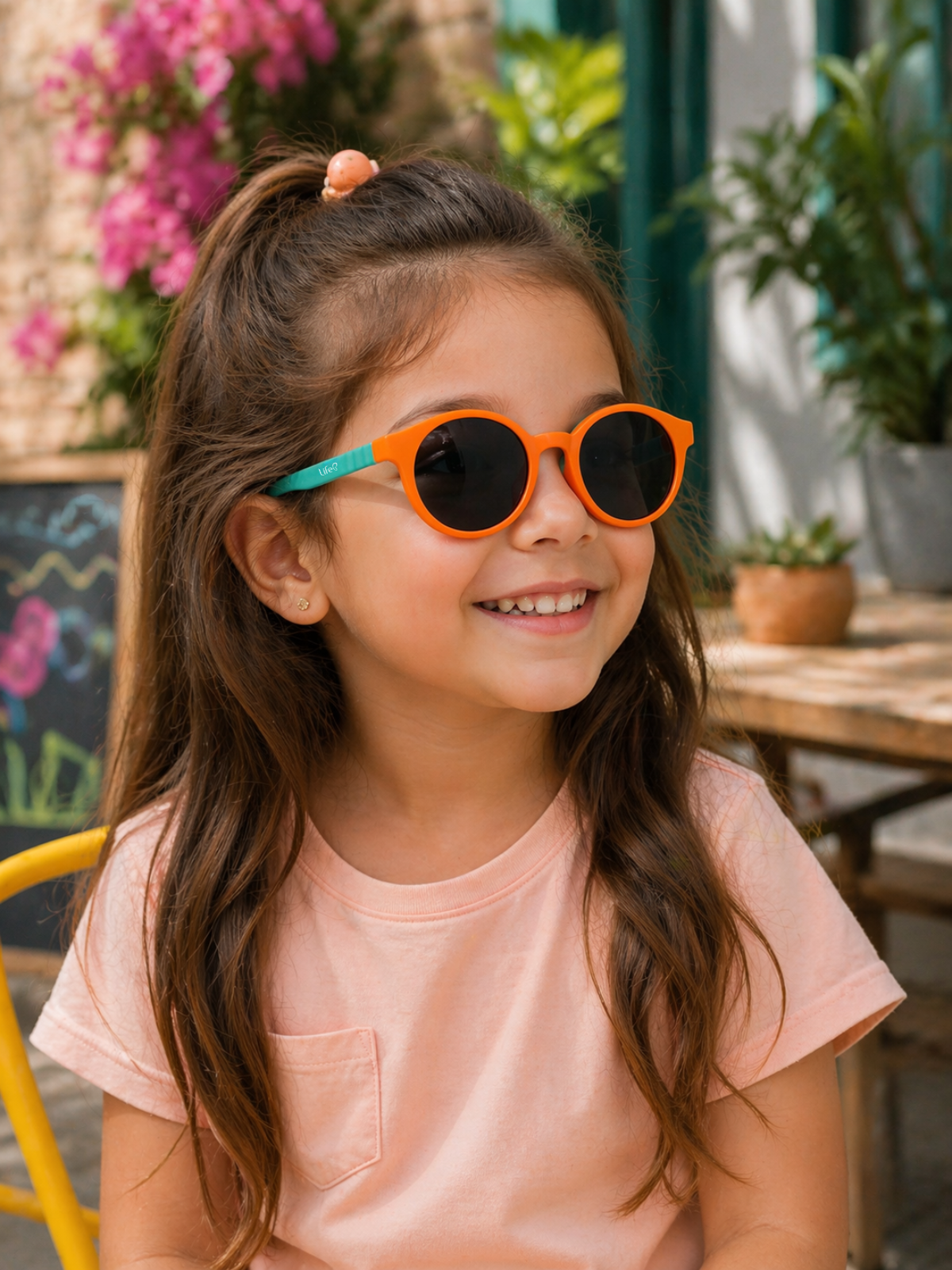 Óculos De Sol Kids Unissex Magic Redondo UV 400