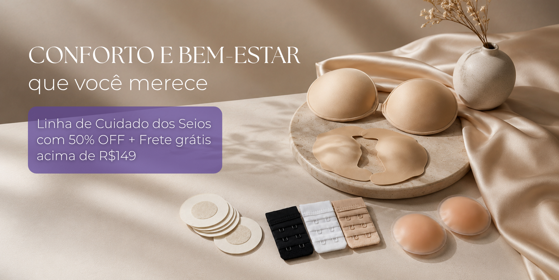 Cuidados dos seios - 50% OFF