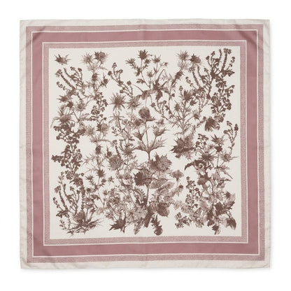 Lenço de Cetim Estampado 90x90cm