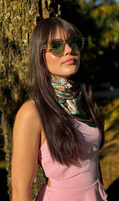 Óculos De Sol Feminino São Paulo Redondo UV 400