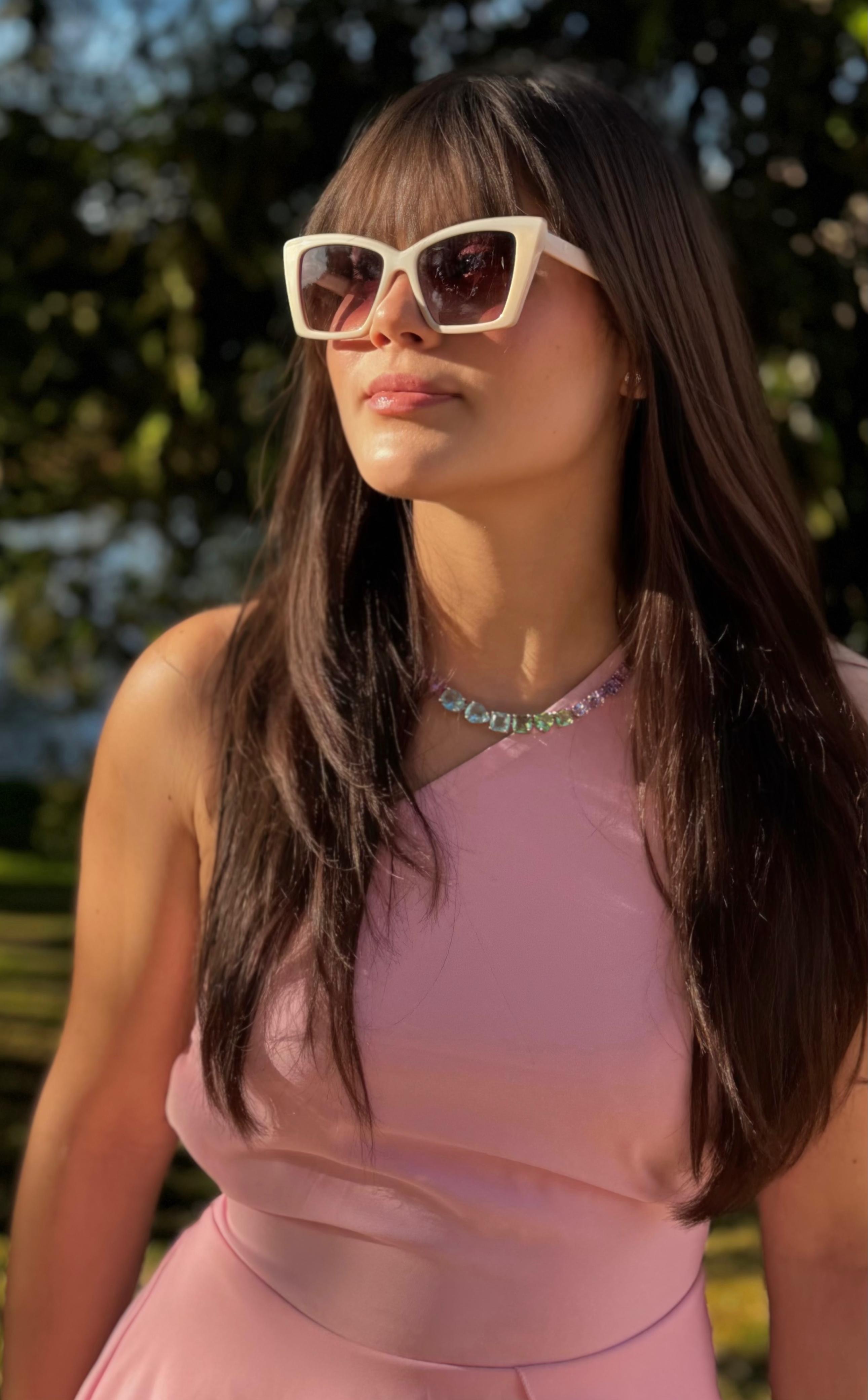 Óculos De Sol Feminino Turquia Retangular UV 400