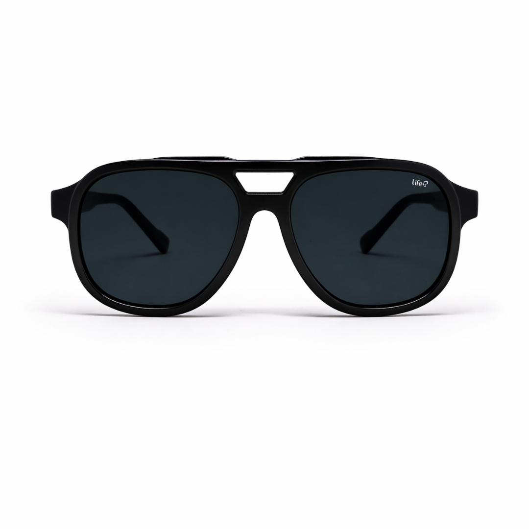 Óculos De Sol Unissex Nero Aviador UV 400