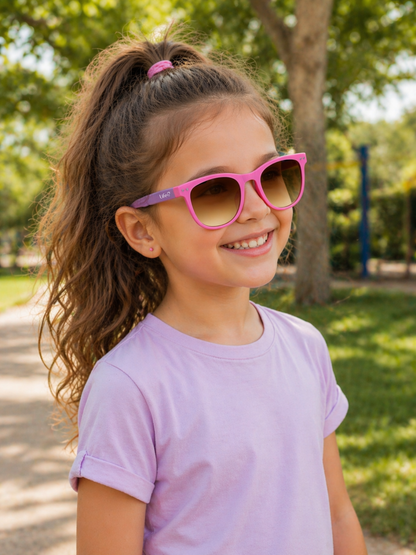 Óculos De Sol Kids Unissex Fun Quadrado Dobrável UV 400