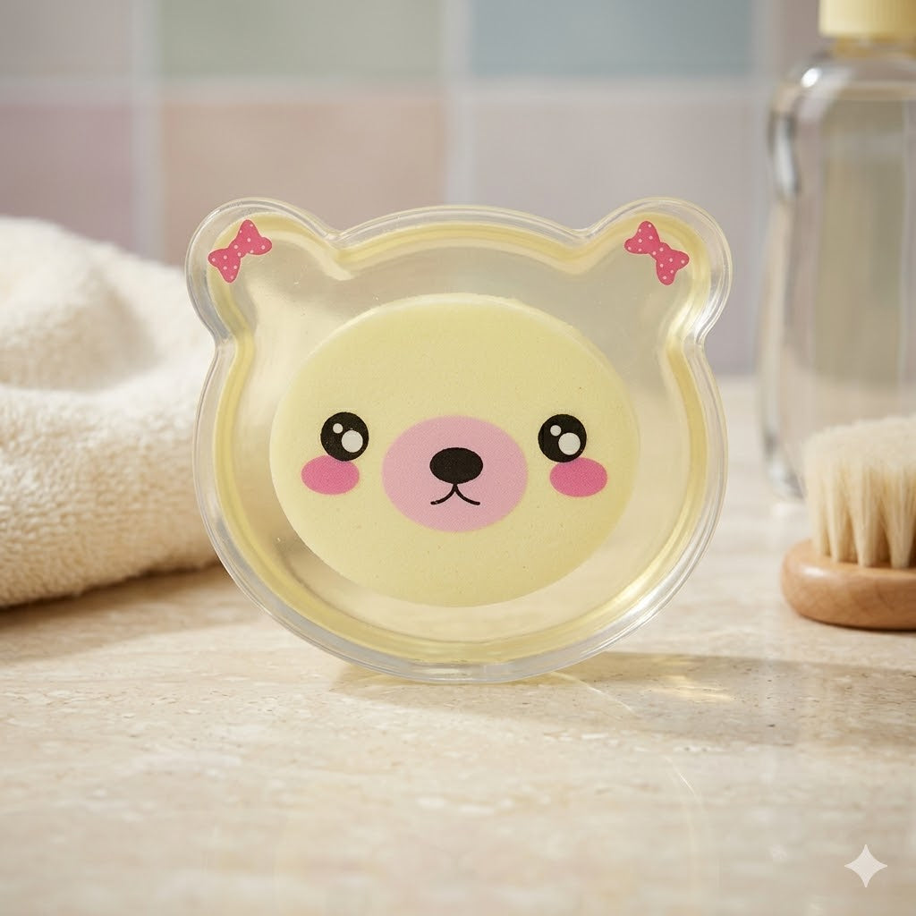 Porta Sabonete Animals Infantil com Tampa