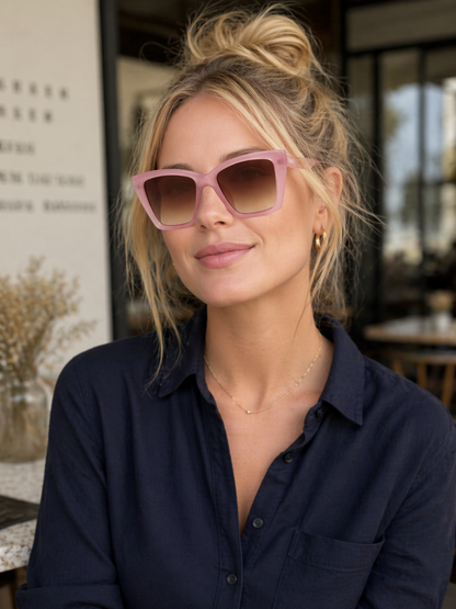 Óculos De Sol Feminino Turquia Retangular UV 400