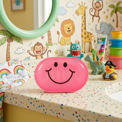 Porta Sabonete Smile com Tampa para Viagem