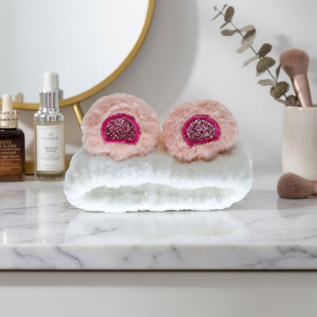 Faixa de Cabelo para Skincare com Orelhinha