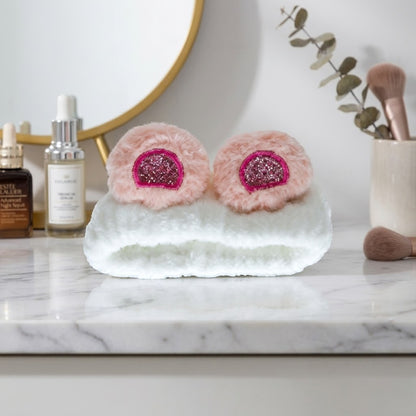 Faixa de Cabelo para Skincare com Orelhinha