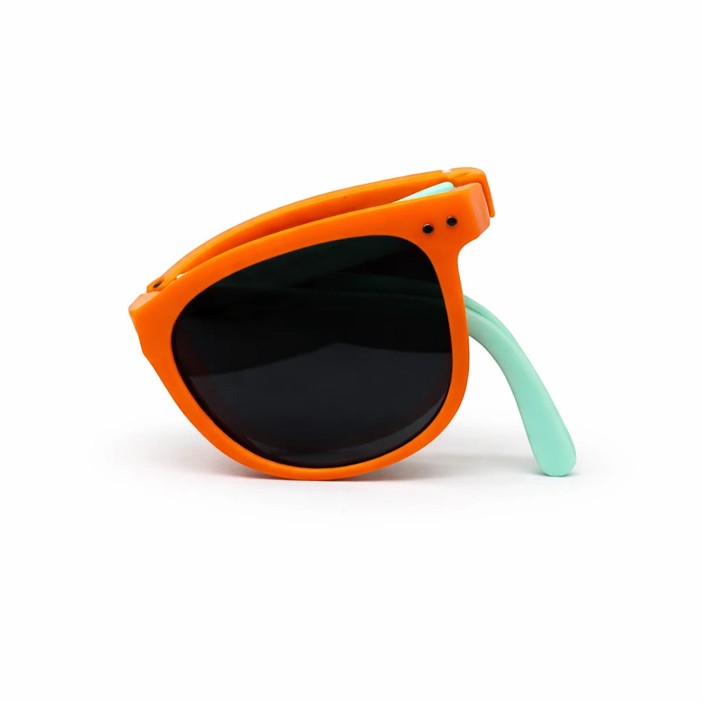 Óculos De Sol Kids Unissex Fun Quadrado Dobrável UV 400