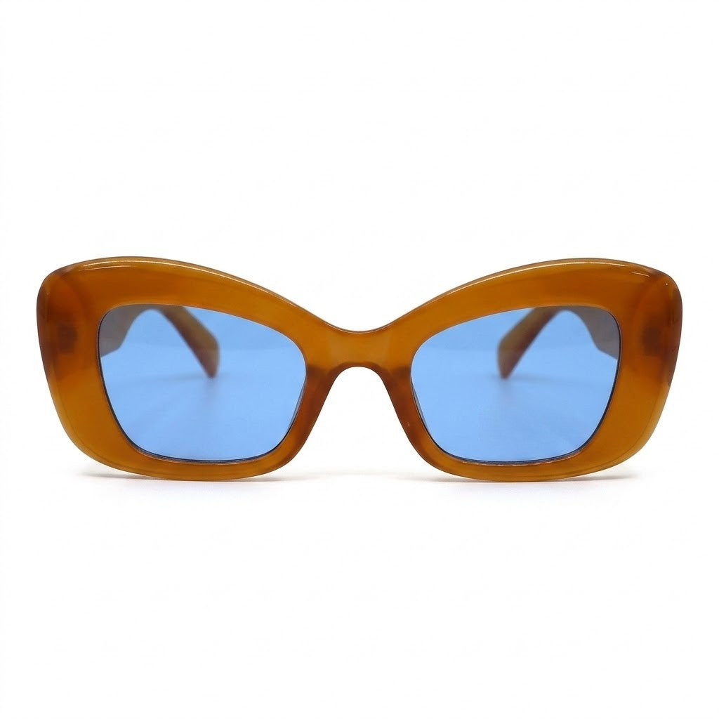 Óculos De Sol Feminino Milão Retangular UV 400