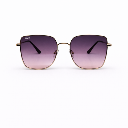 Óculos De Sol Unissex Capri Quadrado UV 400