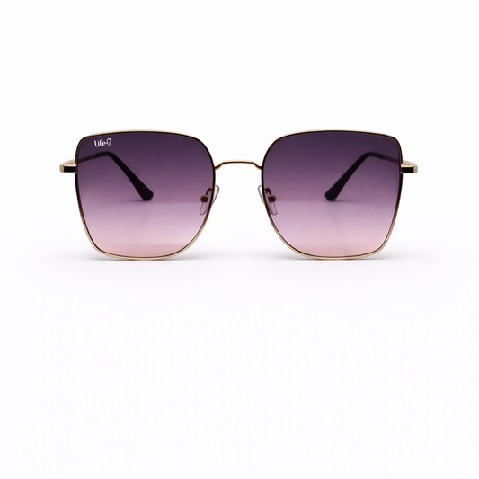 Óculos De Sol Unissex Capri Quadrado UV 400