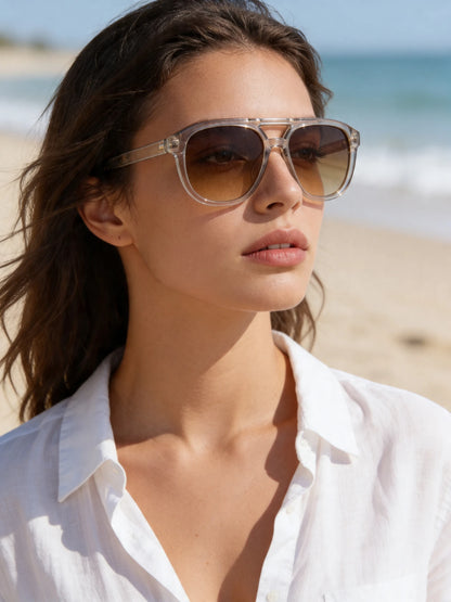 Óculos De Sol Unissex Mônaco Aviador UV 400